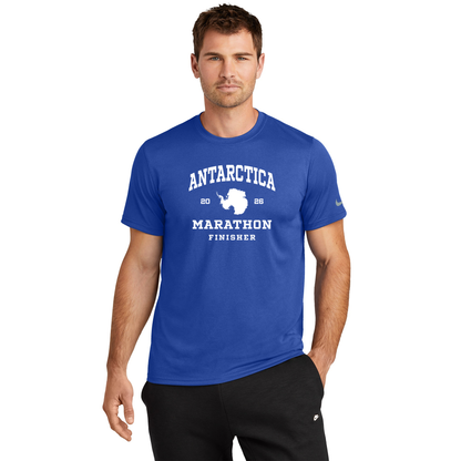 Antartica Marathon Finisher 2026 - Nike Men's Team rLegend Tee Royal Blue (NKDX8730)