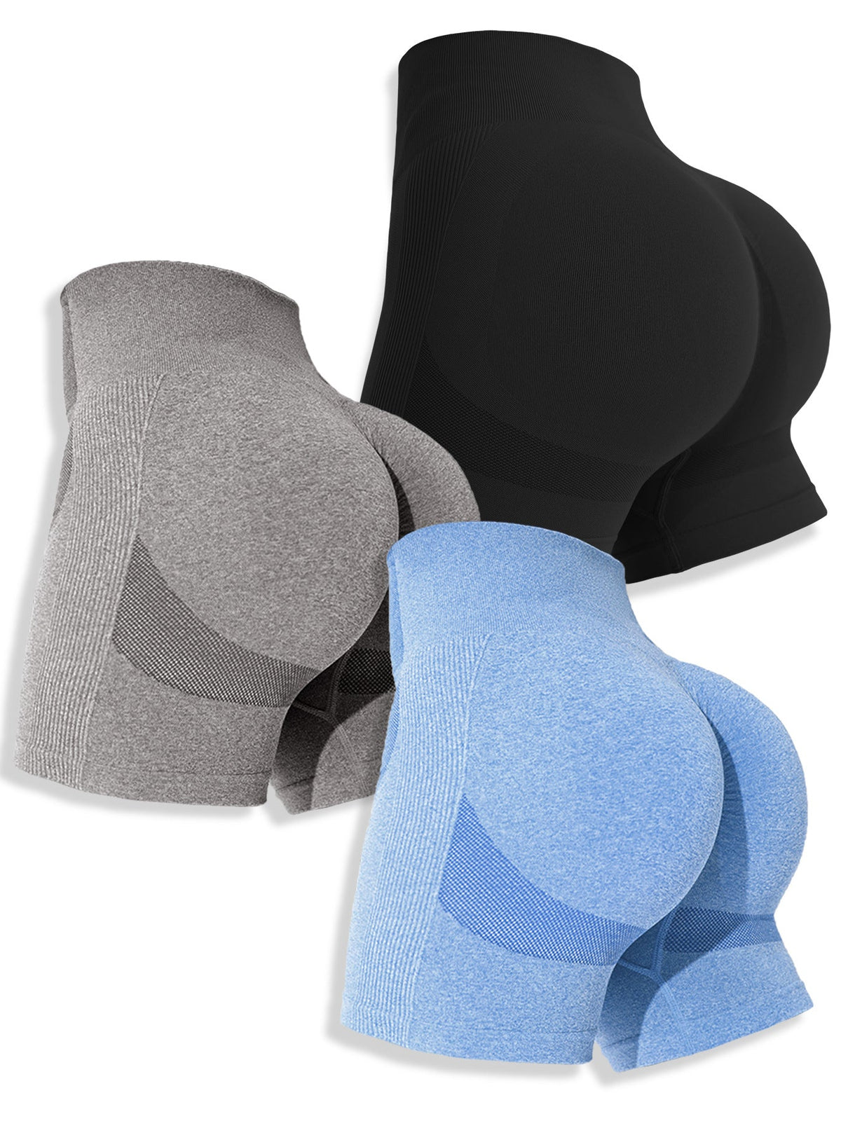 Seamless Quick-Drying Butt-Lifting Shorts for Women