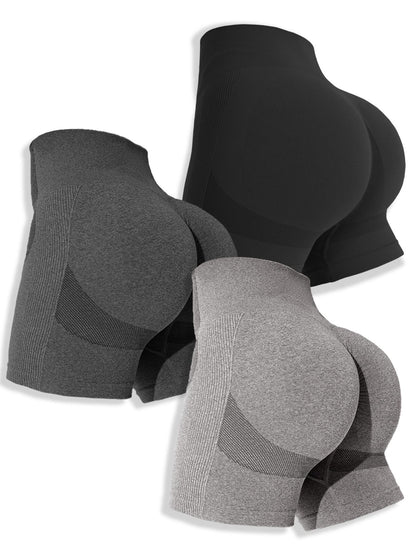 Seamless Quick-Drying Butt-Lifting Shorts for Women