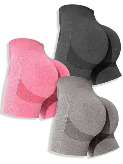Seamless Quick-Drying Butt-Lifting Shorts for Women