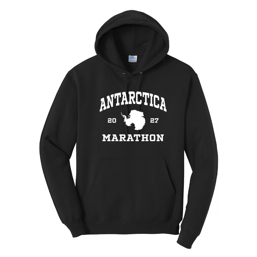 Antarctica Marathon 2027 - Unisex Fleece Pullover Hooded Sweatshirt (PC78H)