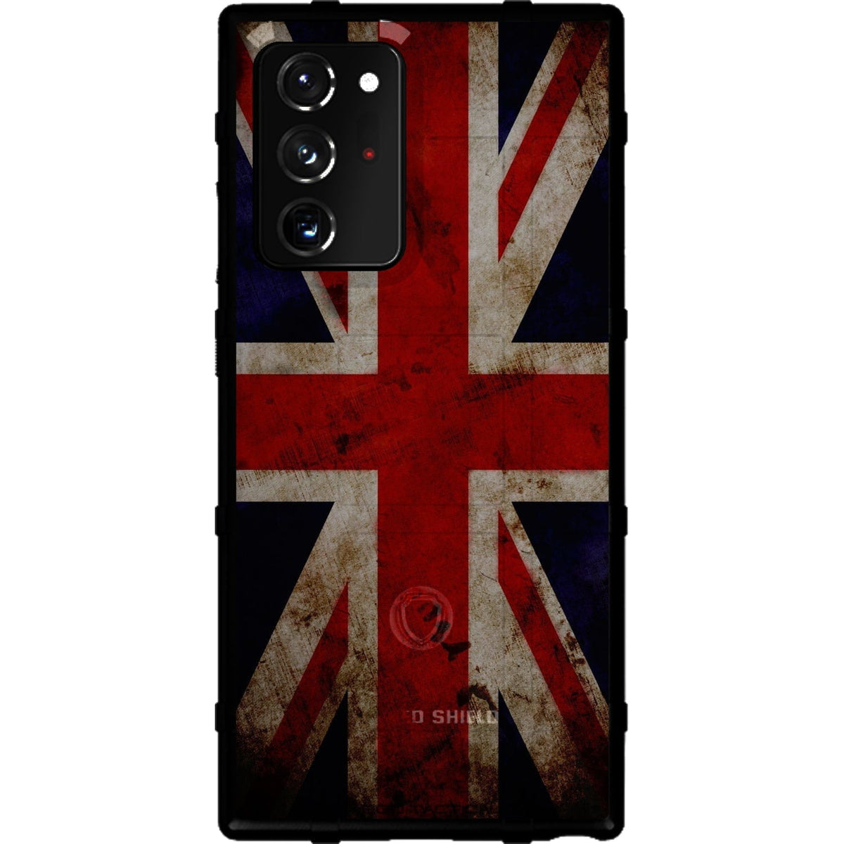 Distressed United Kingdom, British Union Jack Flag Custom Printed Case Design for Apple, Samsung, Google & Motorola Phone Models