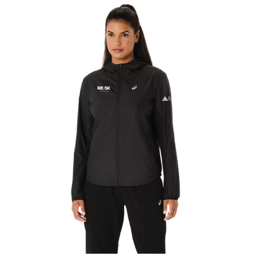 2026 Rose Bowl 5K *FINISHER* - ASICS Women's Silver Jacket Black (2012D148) (RB26-27)