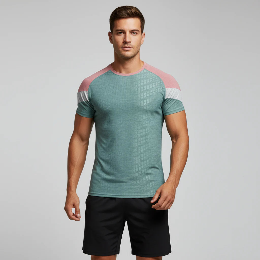 Mens Gym Fast Dry Breathable T-Shirt