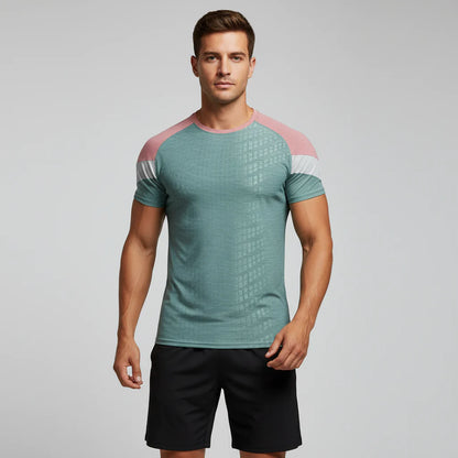 Mens Gym Fast Dry Breathable T-Shirt