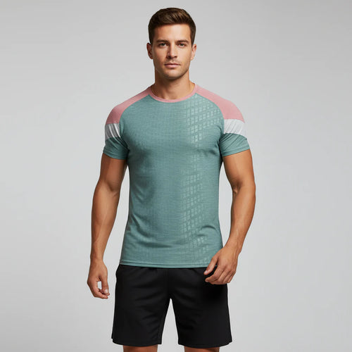 Mens Gym Fast Dry Breathable T-Shirt