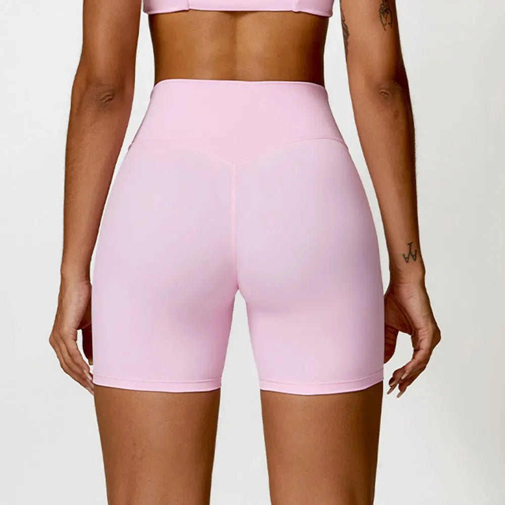 High Waist Push Up Gym Workout Shorts