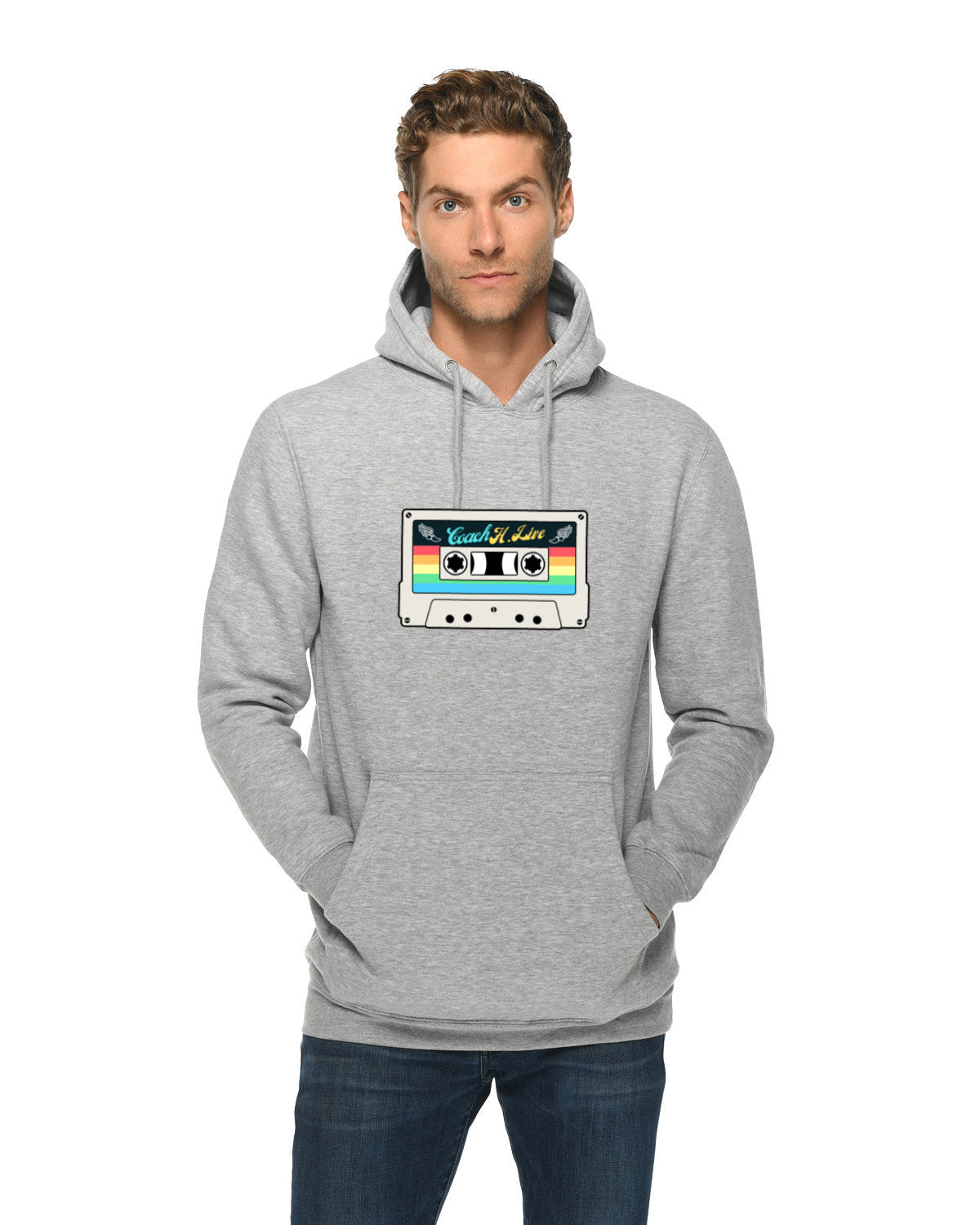 "Coach H Live" Unisex Heavyweight Pullover Sweatshirt (LS14001)