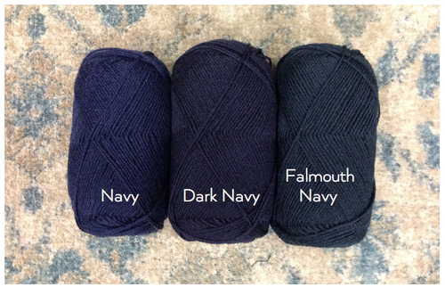Frangipani 5-ply Guernsey Yarn DARK NAVY