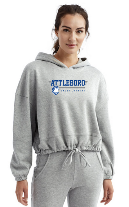 Attleboro Cross Country Womens Cropped Maria Hoodie (TD085)