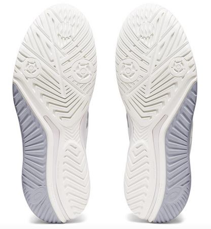 Asics Womens Gel Resolution 9 -White/Pure Silver (1042A208-100)