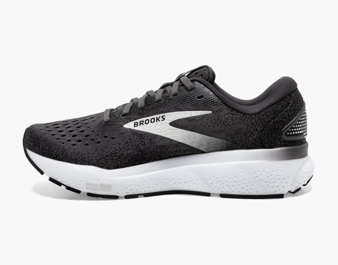 Brooks Mens Ghost 16 - Black/Grey/White (1104181D090)