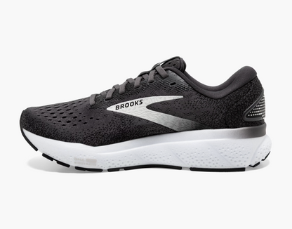 Brooks Mens Ghost 16 - Black/Grey/White (1104181D090)