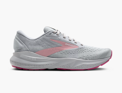Brooks Womens Adrenaline GTS 24 Wide - Alloy/White/Zephyr (1204261D019)