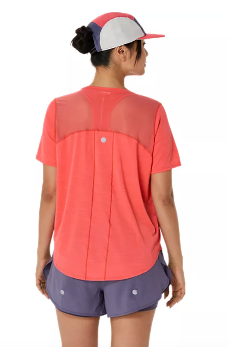 ASICS Women's Road SS Top - Coral Reef (2012C969)