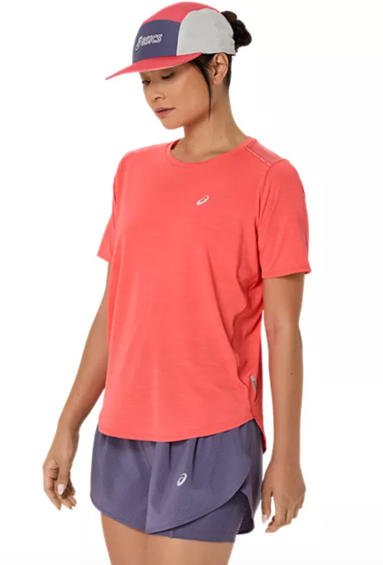 ASICS Women's Road SS Top - Coral Reef (2012C969)