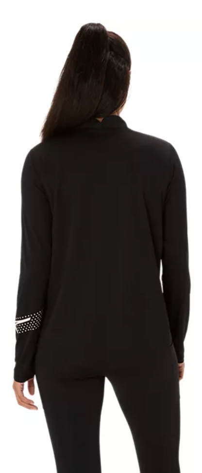 2026 ASICS Los Angeles Marathon FINISHER - ASICS Women's Icon 1/2 Zip Black (2012D175) (LA26-36)