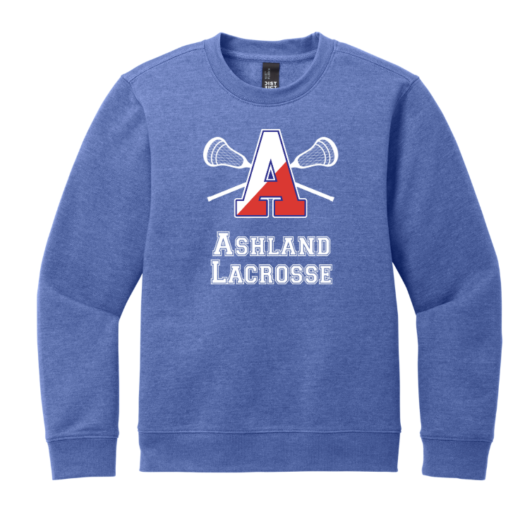 Ashland Youth Lacrosse - Youth Fleece Crewneck Sweatshirt (DT6104Y)
