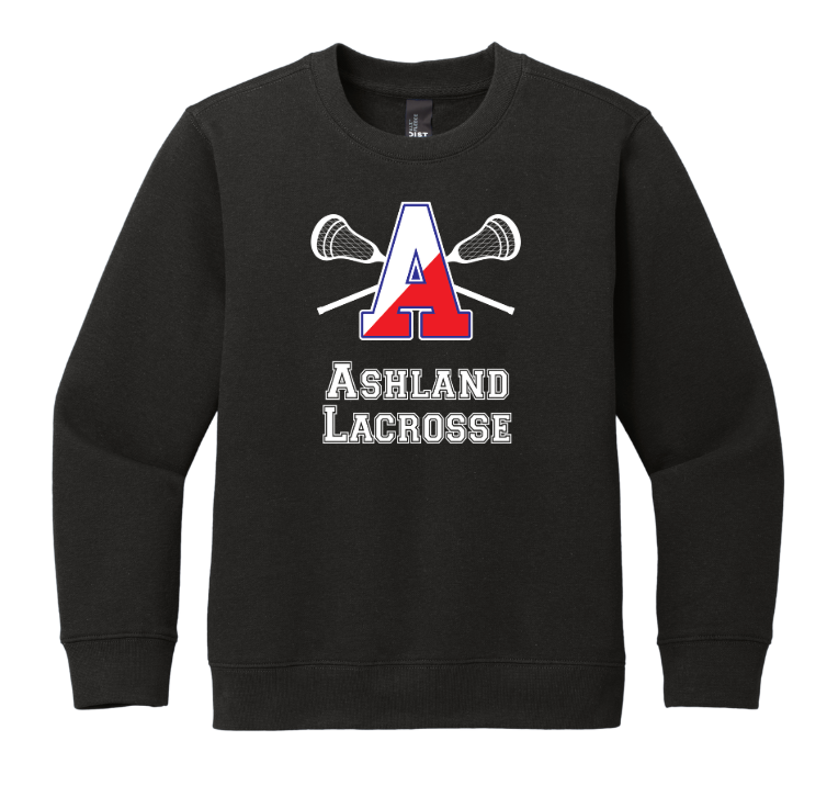 Ashland Youth Lacrosse - Youth Fleece Crewneck Sweatshirt (DT6104Y)