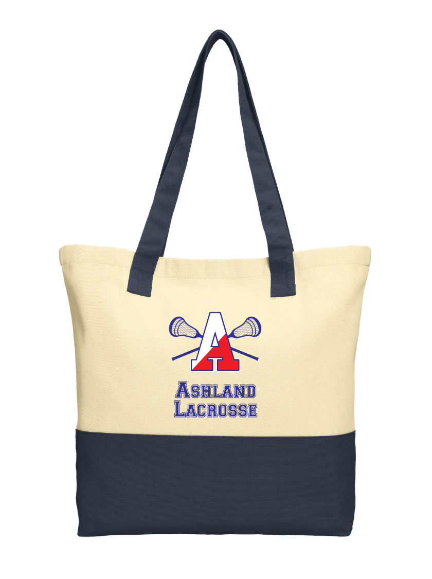 Ashland Youth Lacrosse - Colorblock Cotton Tote (BG414)