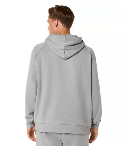 ASICS Unisex Fleece Relaxed Pullover Hoodie Grey Heather (2031F470)
