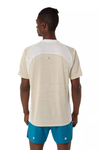 2026 ASICS Los Angeles Marathon FINISHER - ASICS Men's Road SS Top Cream (2011D453) (LA26-26)
