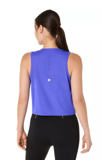 ASICS Women's Road Crop Top Cobalt (2012D368)