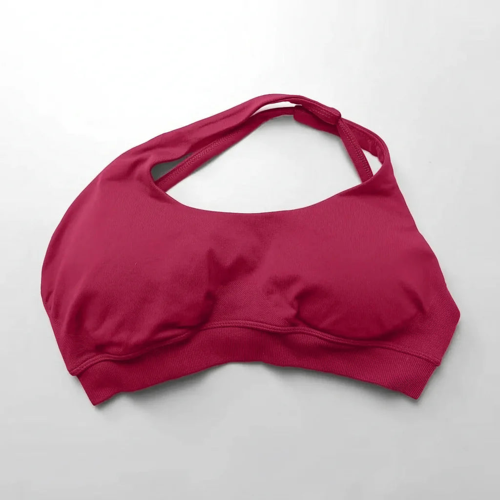 Impact Asymmetric Sports Bra Gym Top