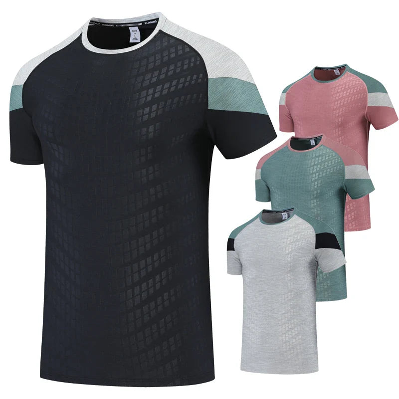 Mens Gym Fast Dry Breathable T-Shirt