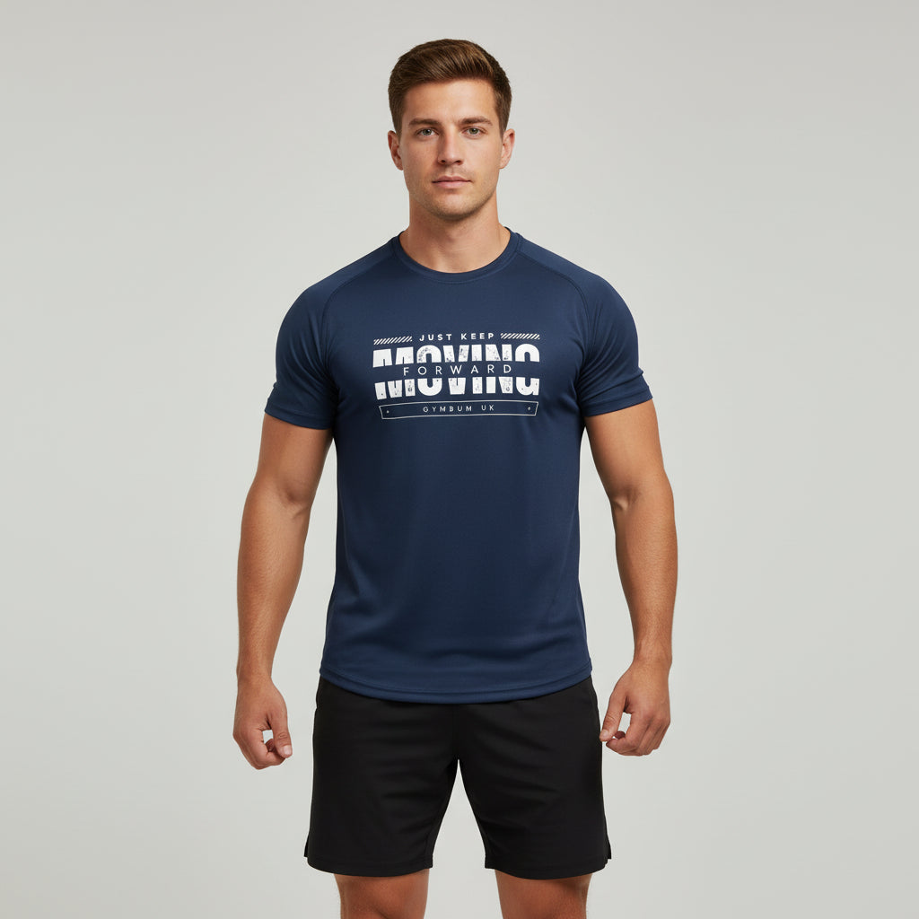 GymBumUK Keep Moving Performance Tee