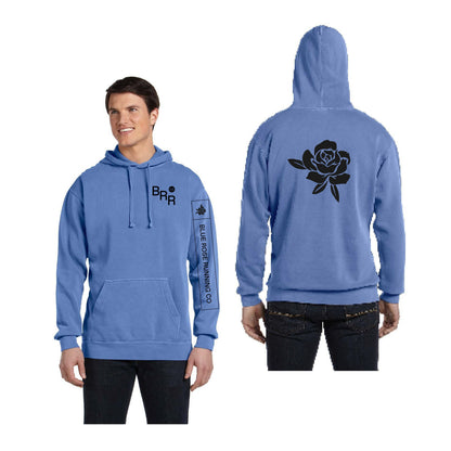 Blue Rose Running - Adult Unisex Hooded Sweatshirt (1567)