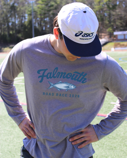 ASICS Falmouth Road Race 2026 - ASICS Mens PR Long Sleeve Triblend Tee (2011D378) (FRR26-15)