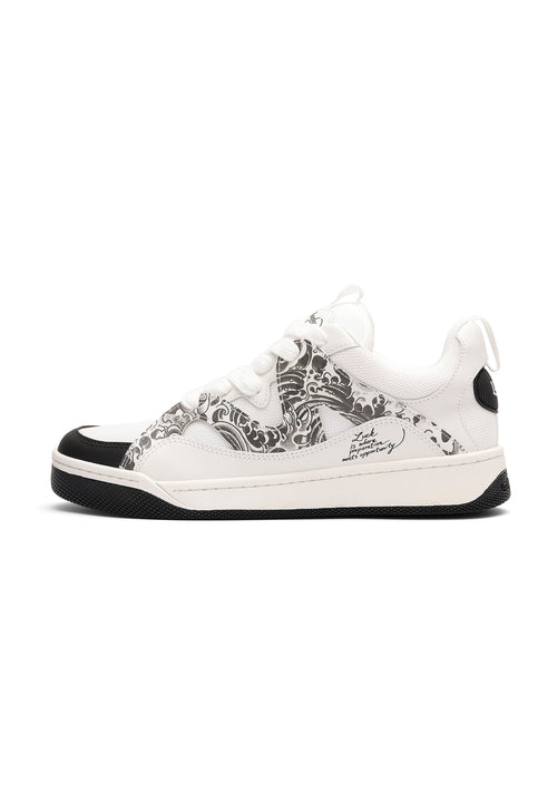 Womens Wave Low - Waves - White/Black