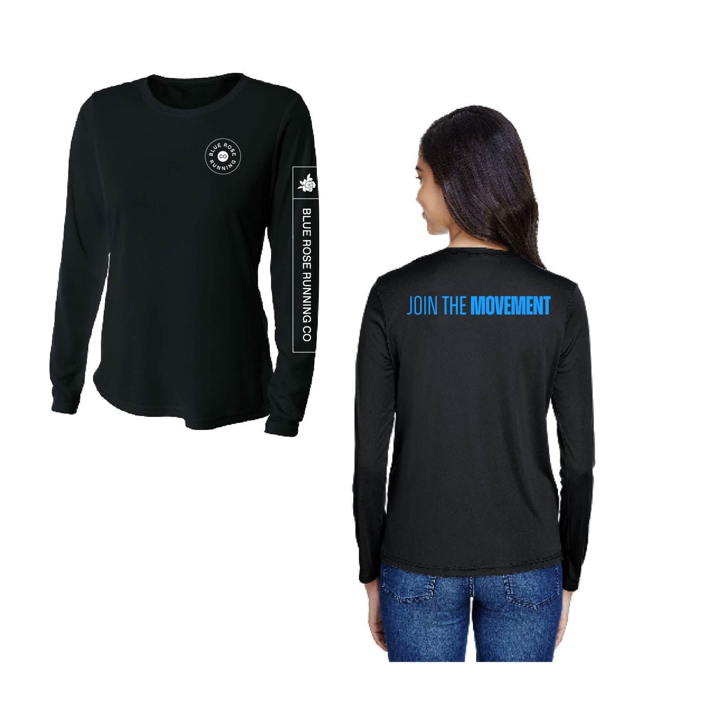 Blue Rose Running - Women's Cooling Performance Long Sleeve Tee (A4NW3002)