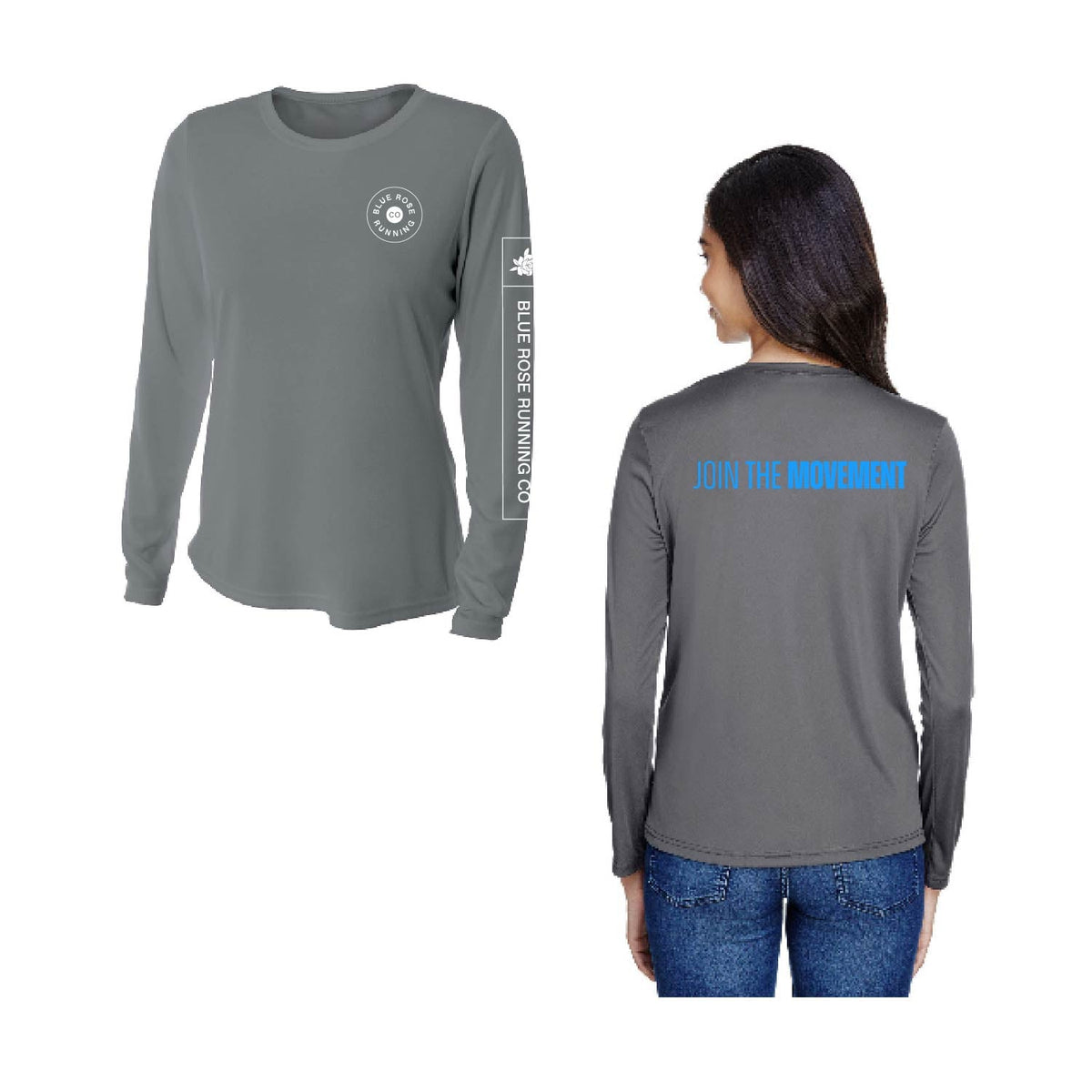 Blue Rose Running - Women's Cooling Performance Long Sleeve Tee (A4NW3002)