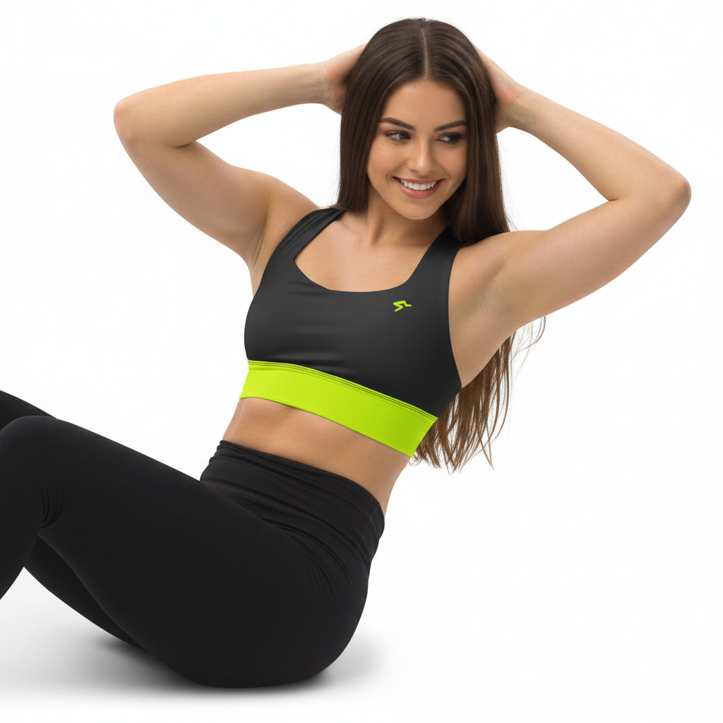 GymBum UK Luminous Surge Sports Bra – Summit Yellow