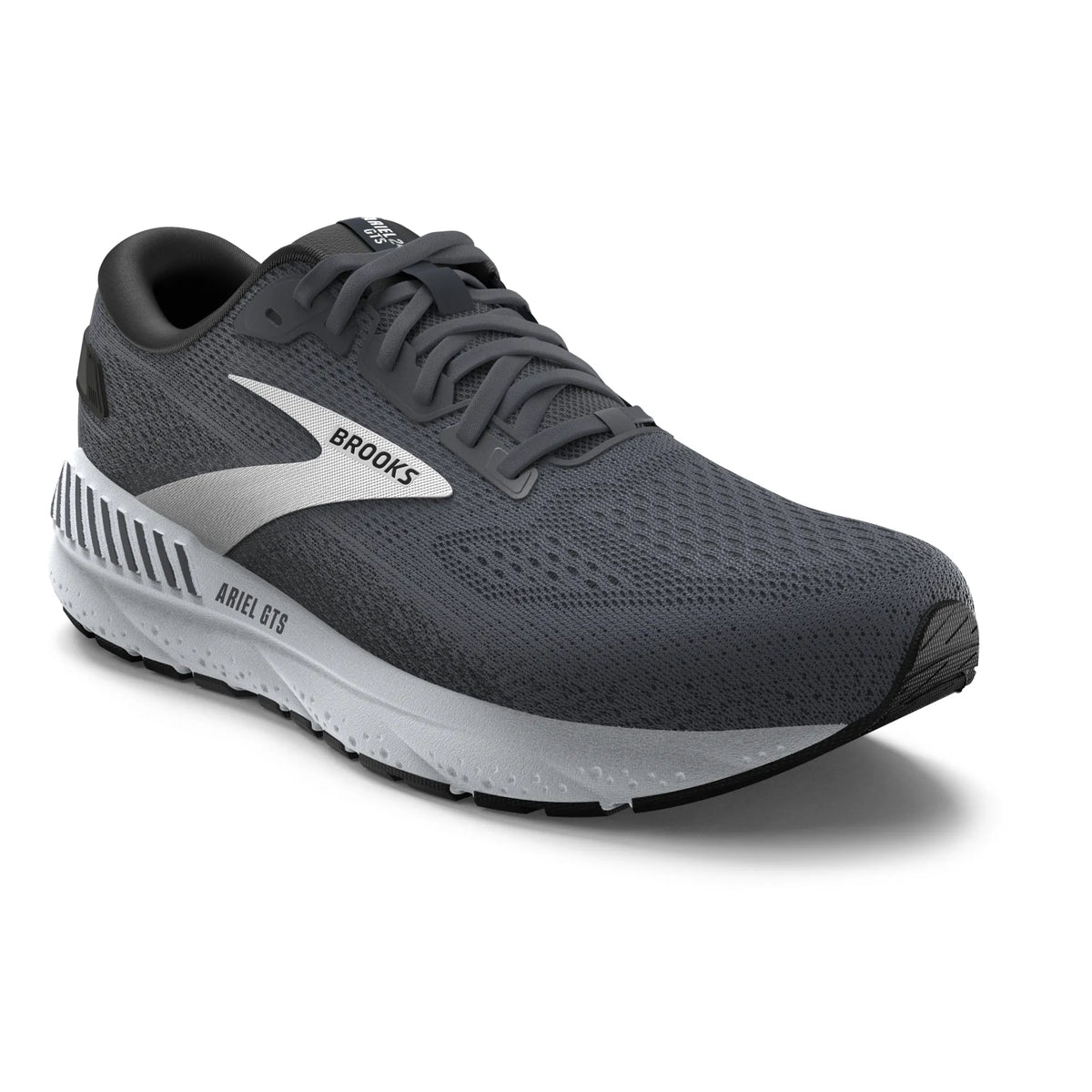 Brooks Womens Ariel GTS 24 Wide- Ebony/Black/White (1204141D016)