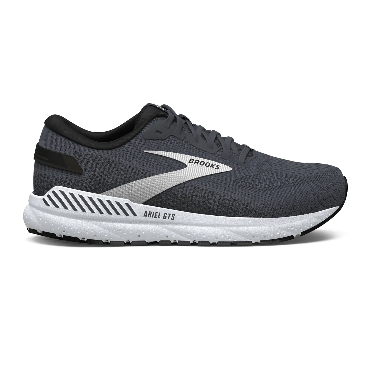 Brooks Womens Ariel GTS 24 Wide- Ebony/Black/White (1204141D016)