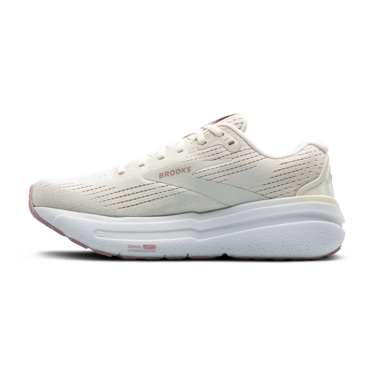 Brooks Womens Ghost Max 2 Coconut Milk/Gray/Zephyr Extra Wide (120420-2E-190)