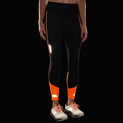 Brooks Run Visible Tight 2.0 - Black/Fluoro Flash - WOMEN (221693)