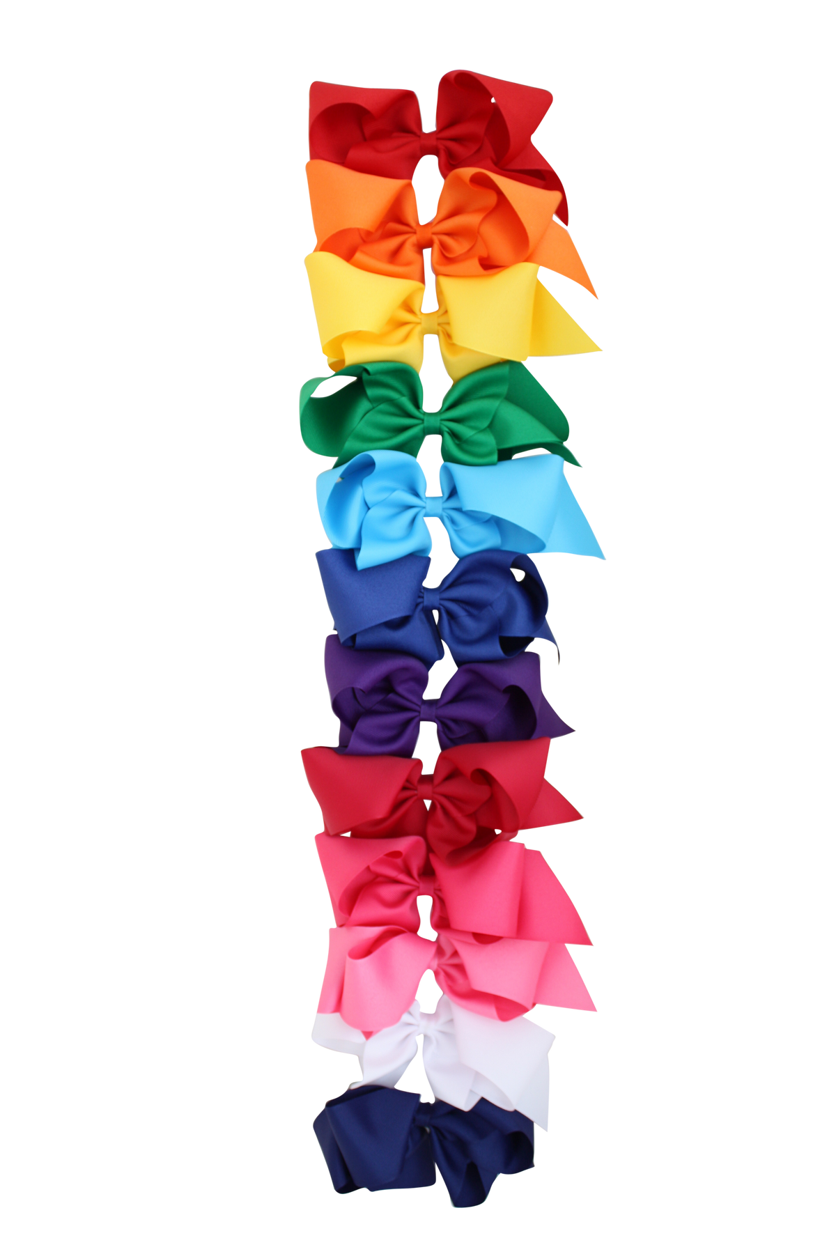 Giant 7â Basic Bright Grosgrain Bows- Select Color