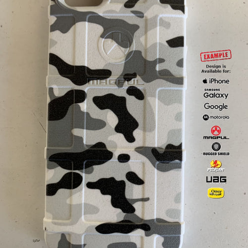 CLEARANCE - Magpul Industries Custom UV-Laser Printed Apple iPhone 5 iPhone 5S Only SNOW CAMO EGO123