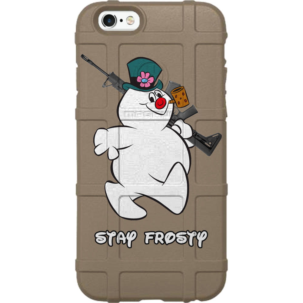 Stay Frosty Snowman Custom Printed Case Design for Apple, Samsung, Google & Motorola Phone Models