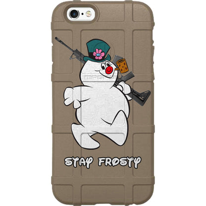 Stay Frosty Snowman Custom Printed Case Design for Apple, Samsung, Google & Motorola Phone Models