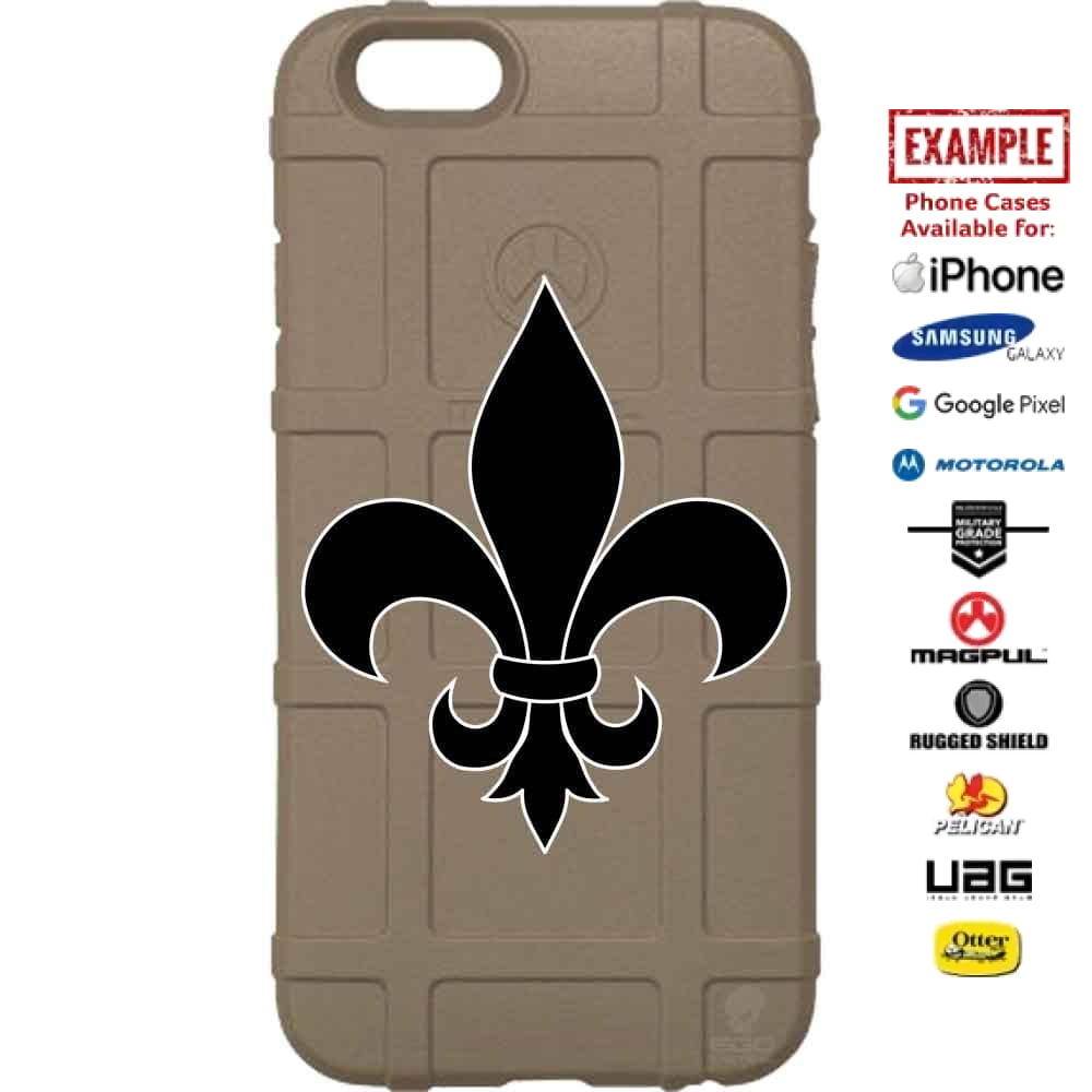 Fleur De Lis Custom Printed Case Design for Apple, Samsung, Google & Motorola Phone Models