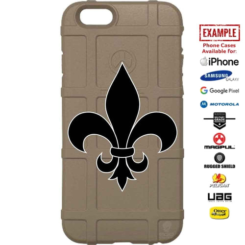 Fleur De Lis Custom Printed Case Design for Apple, Samsung, Google & Motorola Phone Models