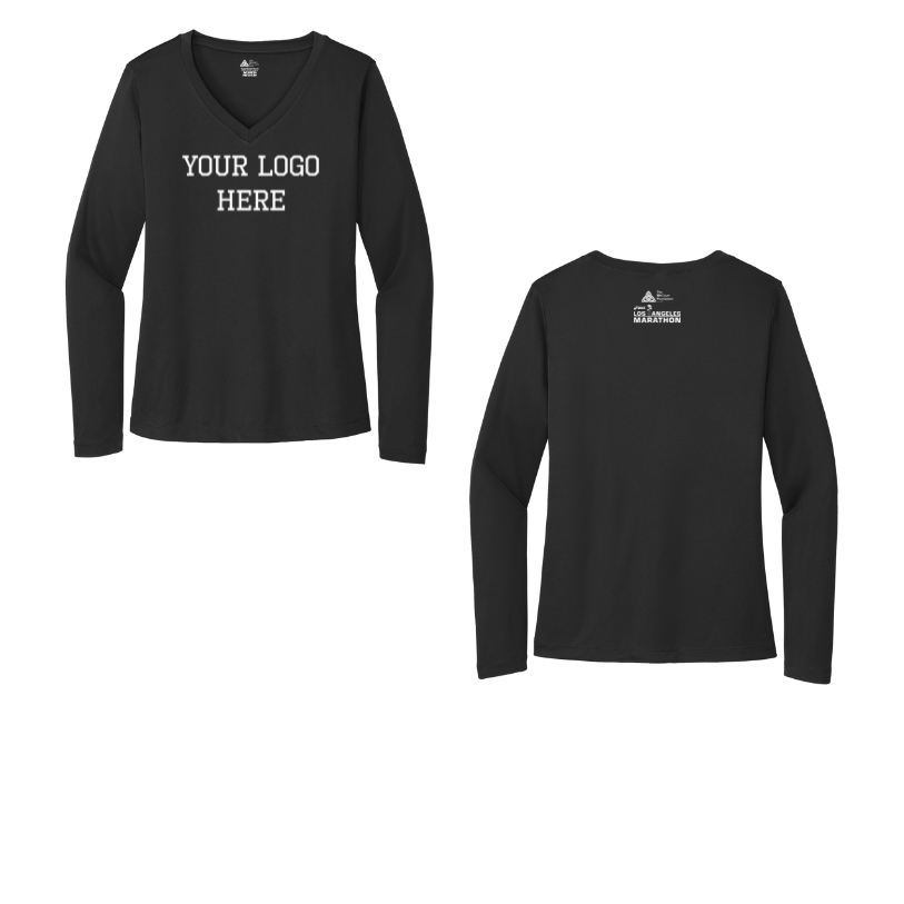 2026 Los Angeles Marathon Partners & Sponsors - Women's Long Sleeve Performance Tee (LST353LS)