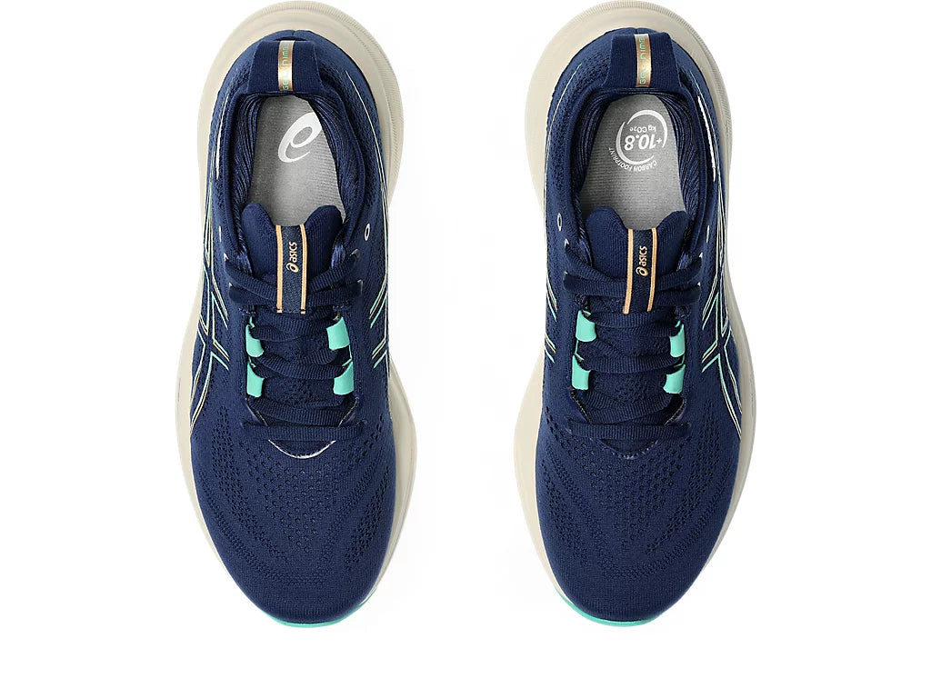 Asics Womens Gel Nimbus 26 Wide - Blue Expanse/Aurora Blue (1012B602-400)