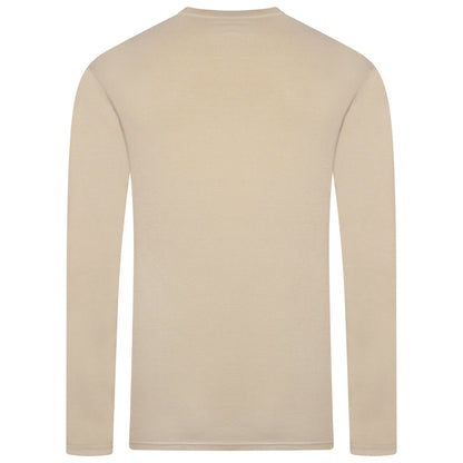 Henley Waffle Knit Long Sleeve Top
