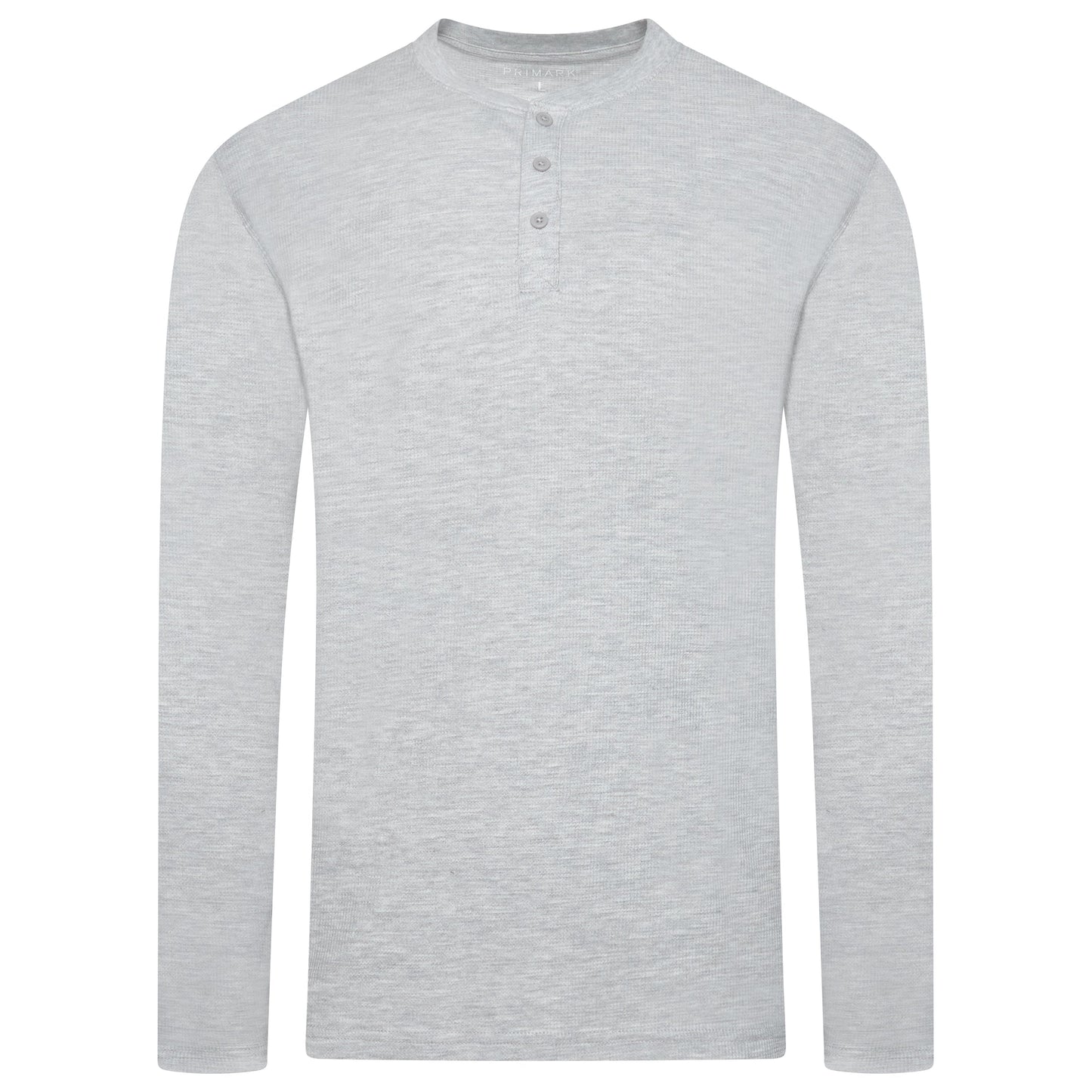 Henley Waffle Knit Long Sleeve Top